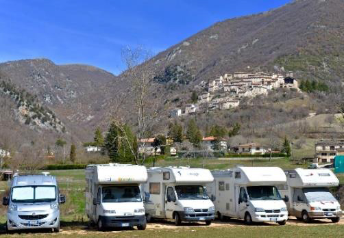 Area sosta Campi di Norcia